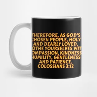 Bible Verse Colossians 3:12 Mug